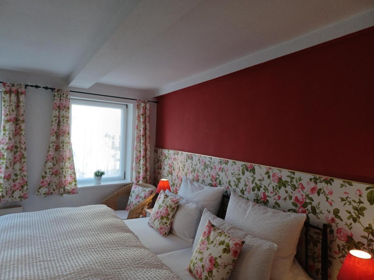 Ferienwohnung Teestube Wernigerode "Rose" Dış mekan fotoğraf