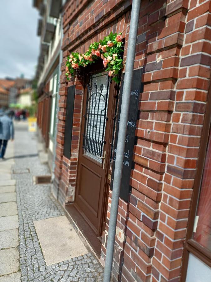 Ferienwohnung Teestube Wernigerode "Rose" Dış mekan fotoğraf